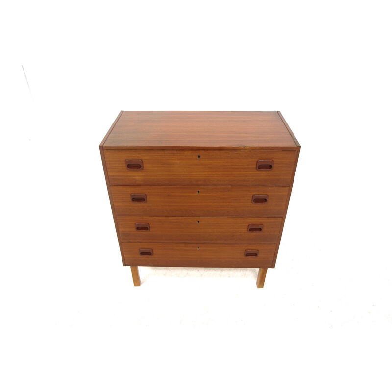 Scandinavian vintage teak chest of drawers, Sweden 1960