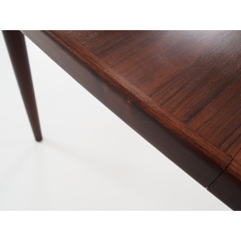 Vintage oval table with rosewood veneer, 1970s