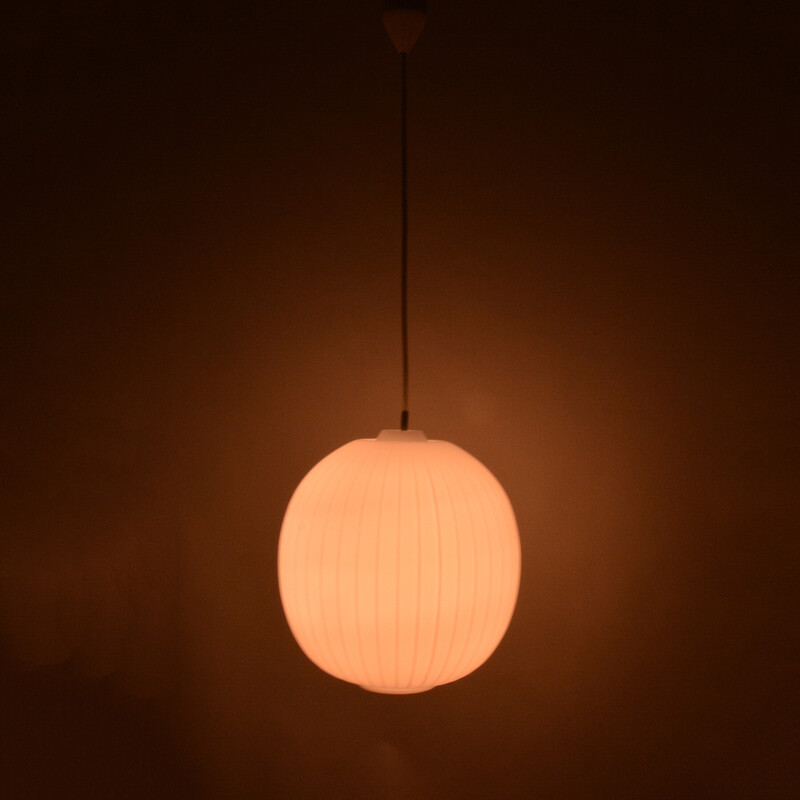 Vintage Bologna pendant lamp by Aloys F. Gangkofner for Peill and Putzler, Germany 1950