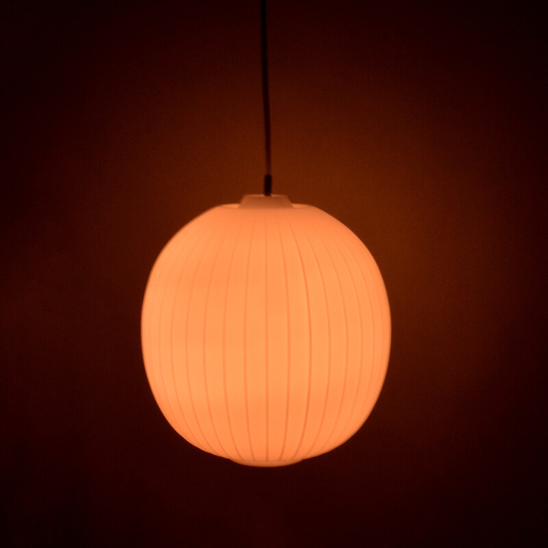 Vintage Bologna pendant lamp by Aloys F. Gangkofner for Peill and Putzler, Germany 1950