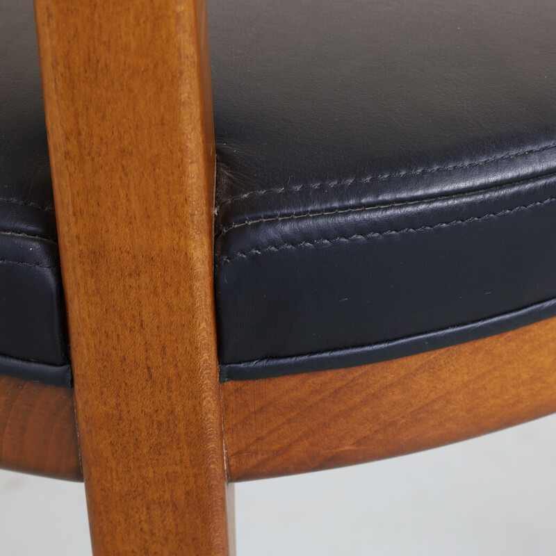 Vintage leather armchair for Wk Wohnen