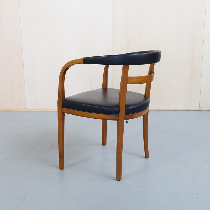 Vintage lederen fauteuil voor Wk Wohnen