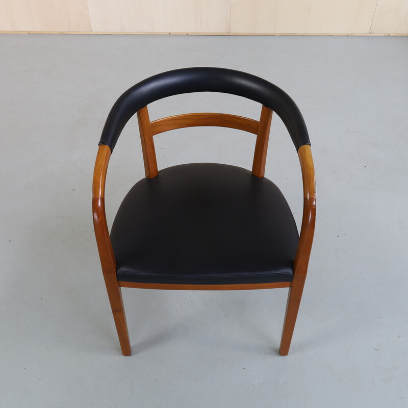 Vintage leather armchair for Wk Wohnen