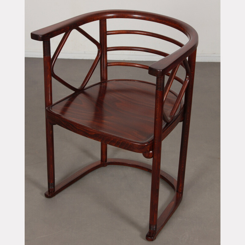 Vintage armchair 728 by Josef Hoffmann for Kohn, 1905
