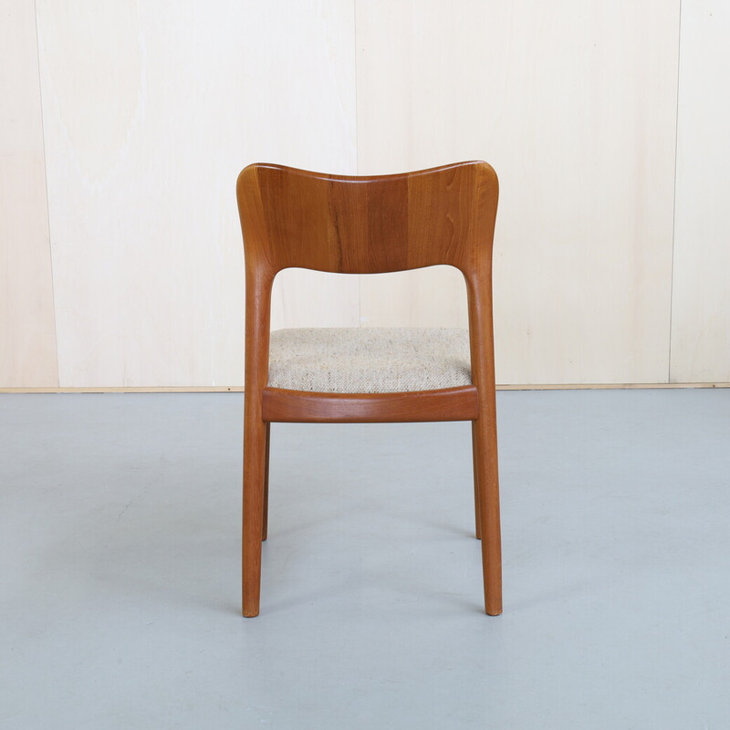 Set of 6 vintage teak chairs by Niels Koefoed for Koefoeds Hornslet, 1960