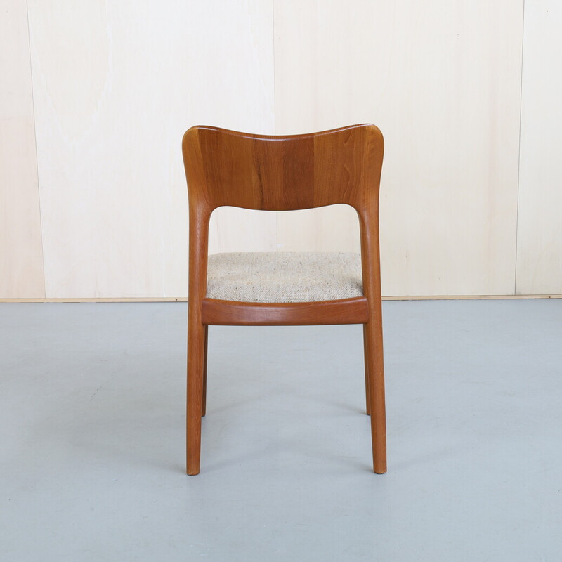 Set van 6 vintage teakhouten stoelen van Niels Koefoed voor Koefoeds Hornslet, 1960