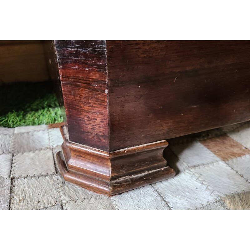 Vintage bookcase in rosewood and oakwood veneer