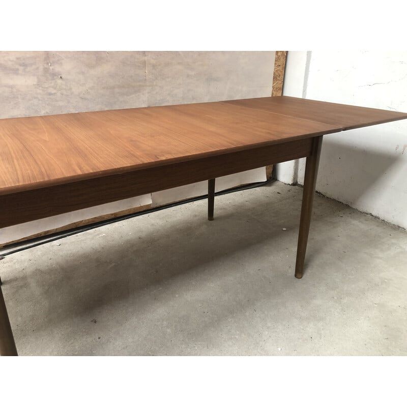 Bjärni vintage teak mesa de extensão por Niels Jonsson para Troeds, Suécia