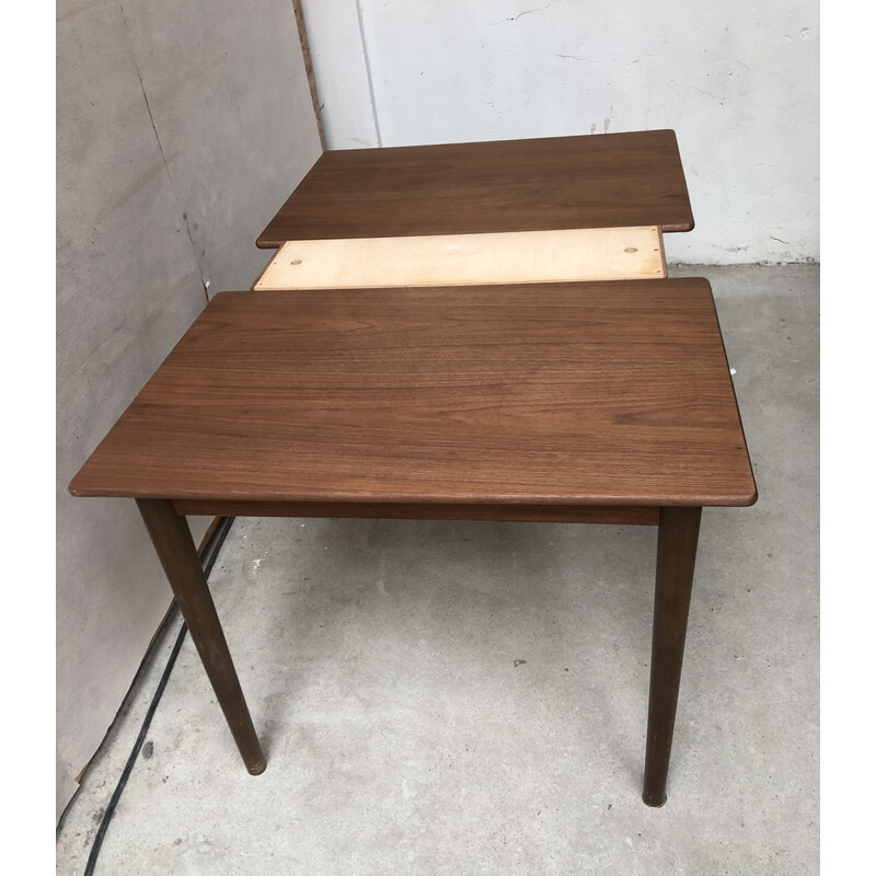 Vintage Bjärni extendable table in teak by Niels Jonsson for Troeds, Sweden