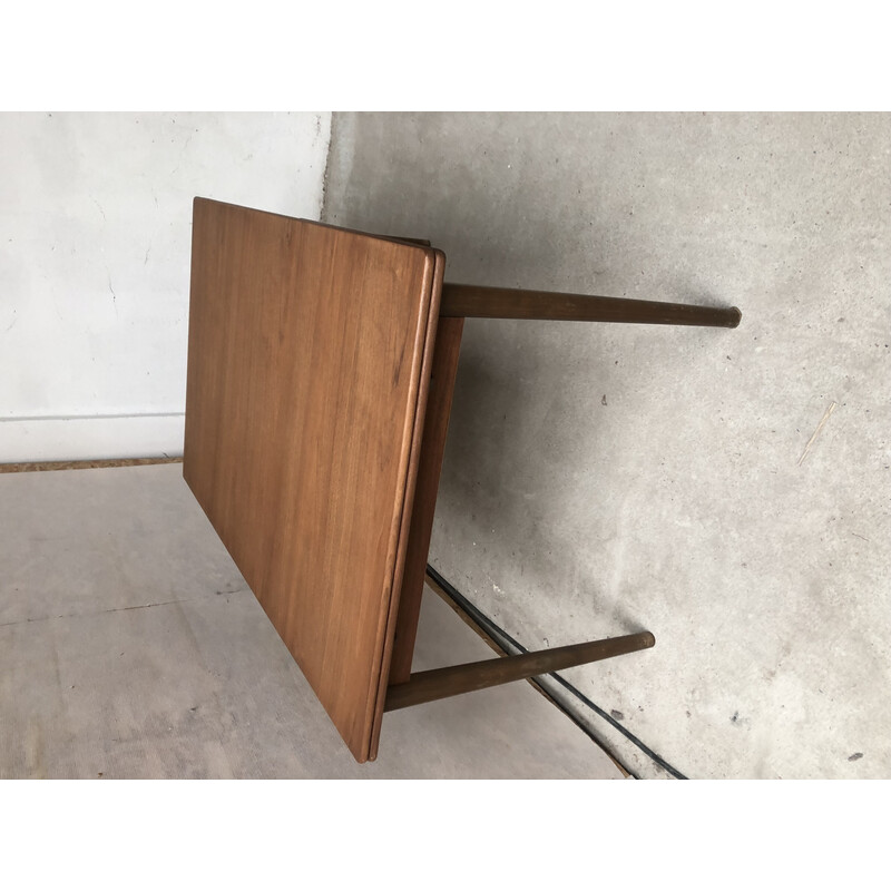 Vintage Bjärni extendable table in teak by Niels Jonsson for Troeds, Sweden