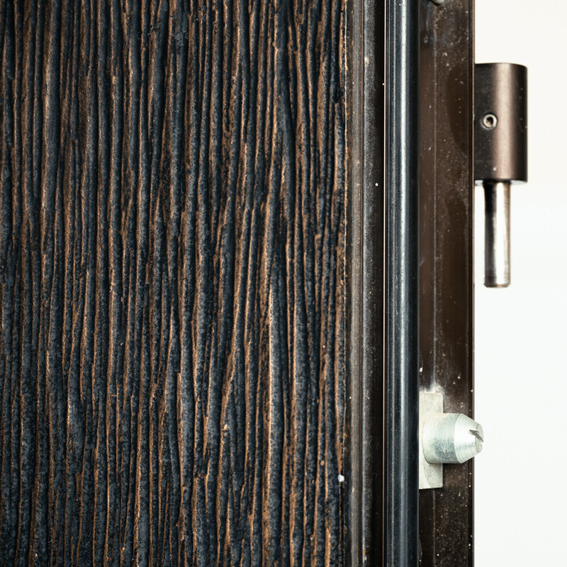 Brutalist vintage front door, Germany 1960s