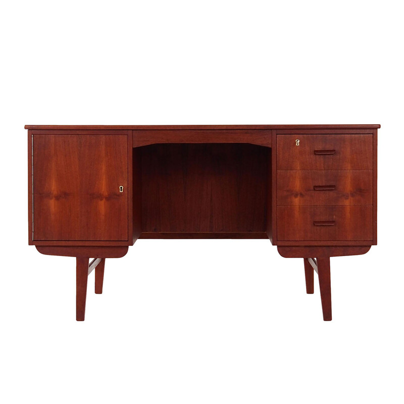 Vintage Scandinavian teak desk, 1970s