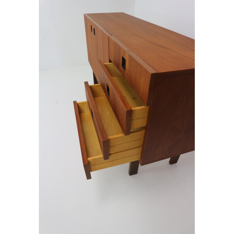 DU04 Japanese series teak and wenge sideboard - 1950s