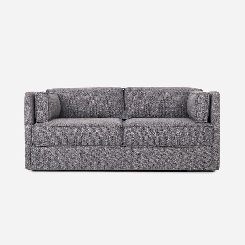 Vintage Scandinavian sofa Haga grey melange