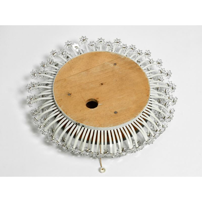 Mid century "Münchner Zier-Form" flower mirror illuminated by Schöninger