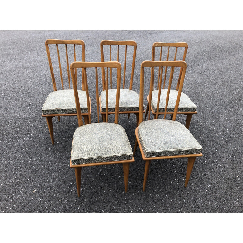 Vintage-Skai-Stühle von Charles Ramos, 1950