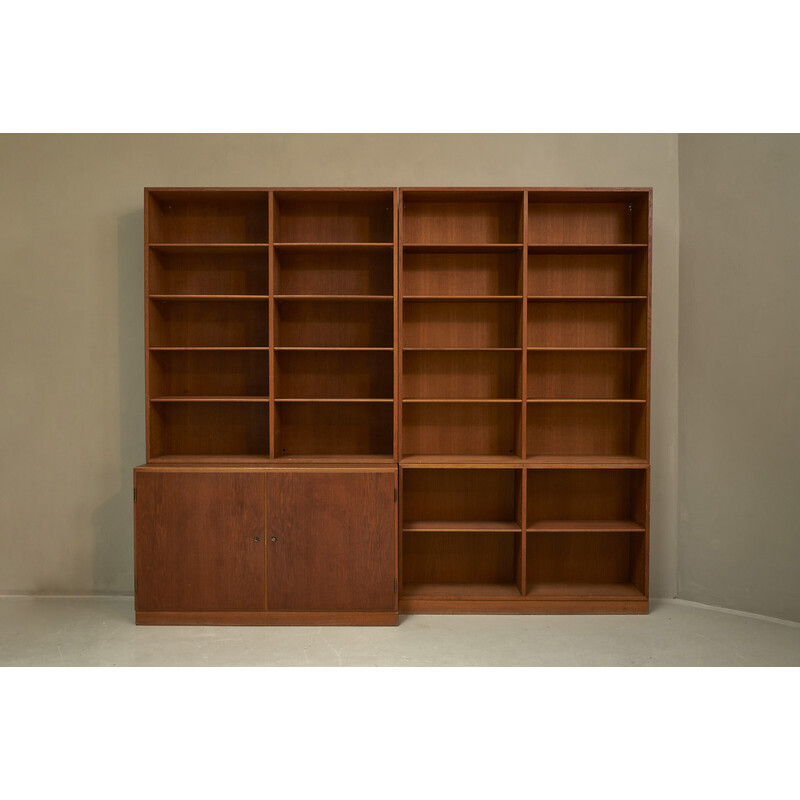 Vintage teak bookcase by Børge Mogensen, Denmark 1950