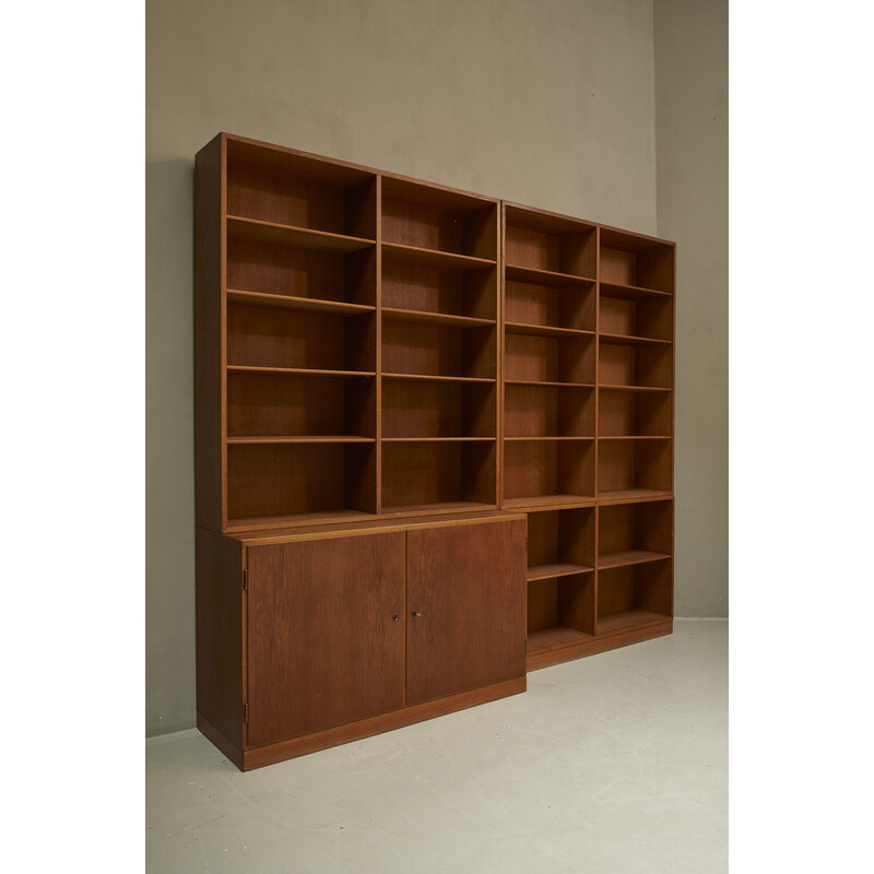 Vintage teak bookcase by Børge Mogensen, Denmark 1950