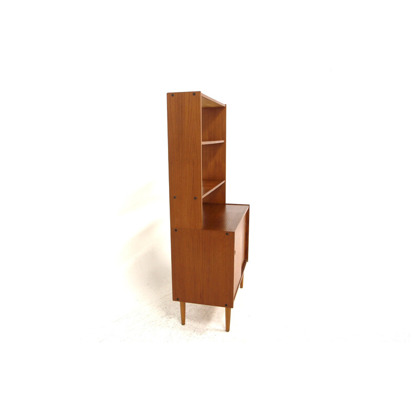 Scandinavian vintage teak bookcase, Sweden 1960