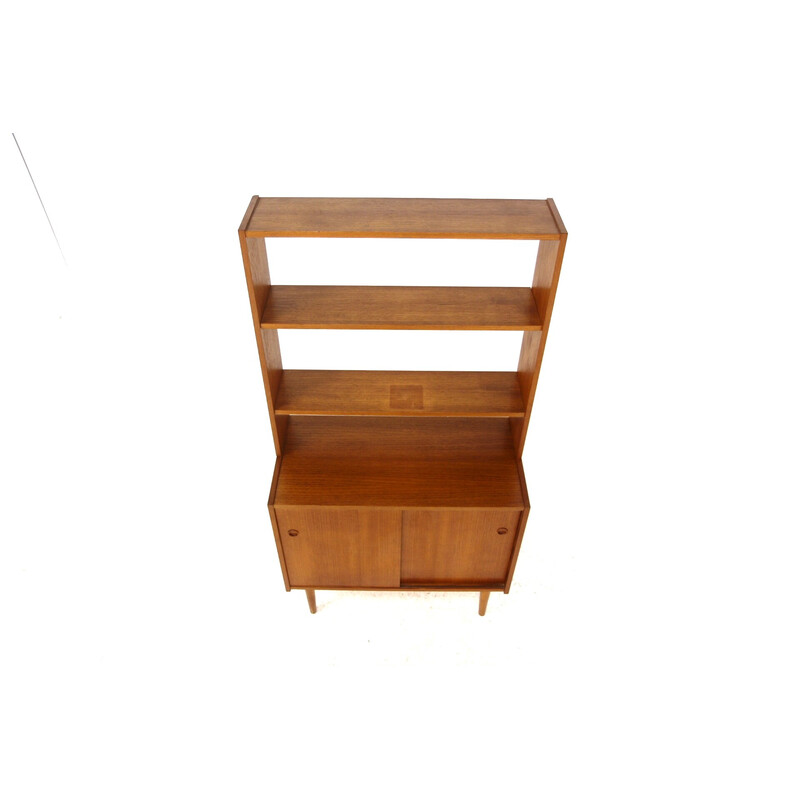 Scandinavian vintage teak bookcase, Sweden 1960