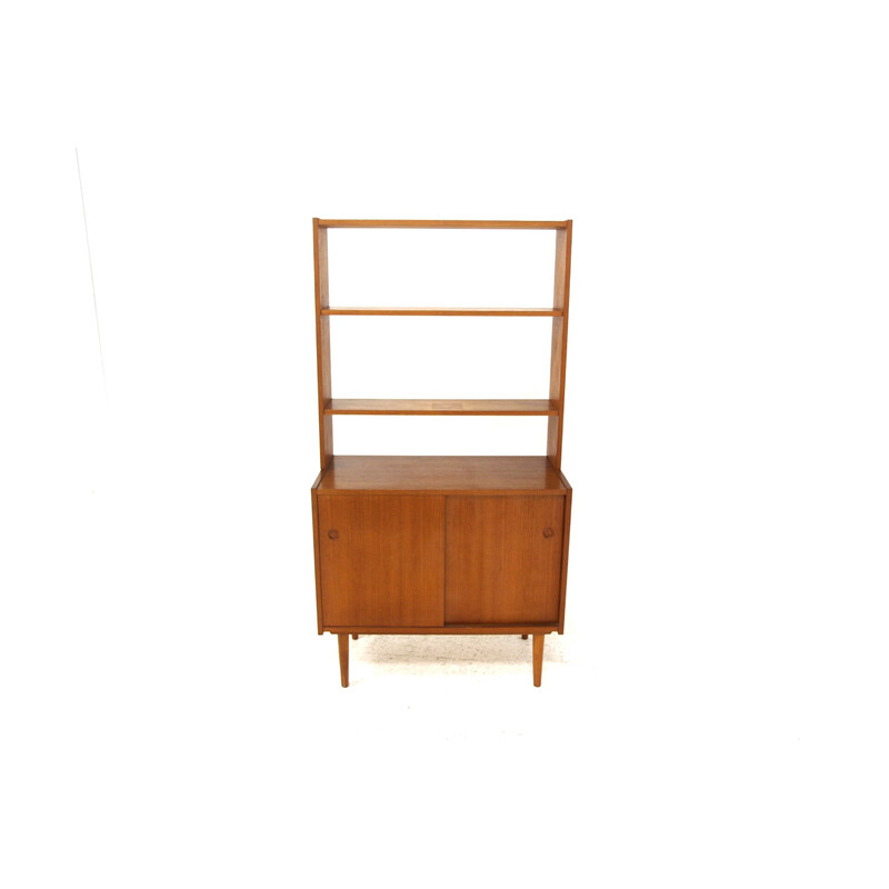 Scandinavian vintage teak bookcase, Sweden 1960