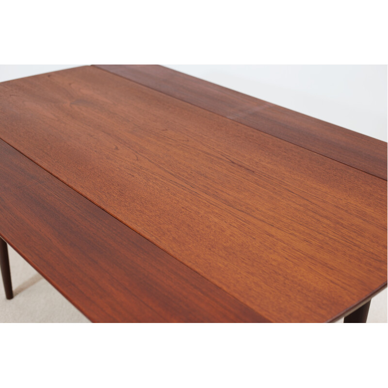 Tavolino metamorfico in teak vintage di Niels Bach