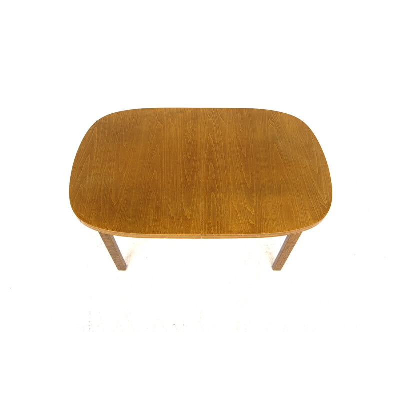 Scandinavian vintage walnut table, Sweden 1960