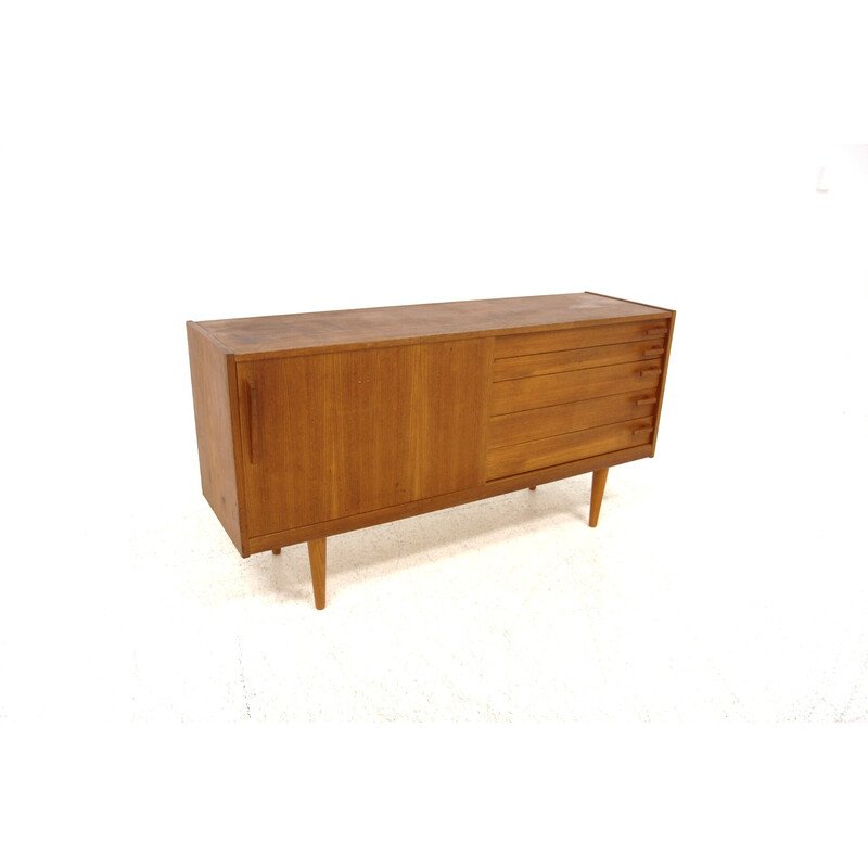 Enfilade scandinava vintage "Mini" in teak di Yngve Ekström per Troeds Bjärnum, Svezia 1960