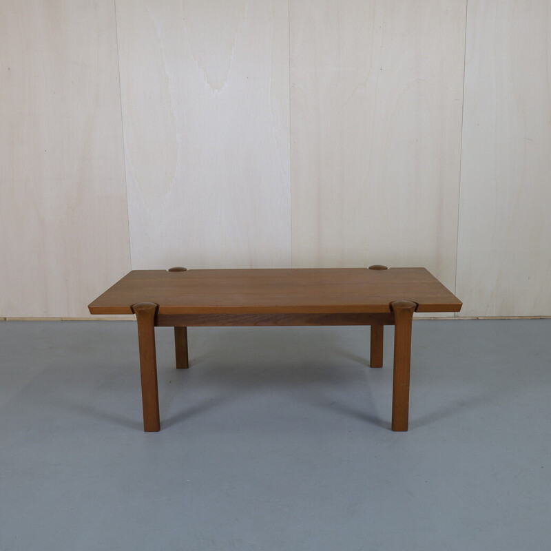 Danish vintage teak coffee table by Arne Vodder for Cado, 1970s