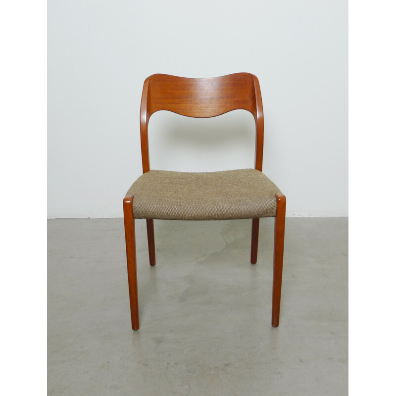 Set of Four Model 71 Dining Chairs by Niels Otto Moller for J.L. Møllers - 1960s