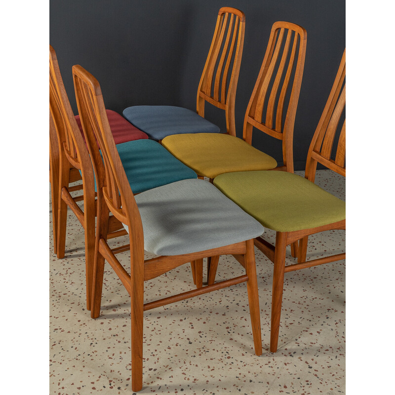 Set van 6 vintage eetkamerstoelen van Vamdrup Stolefabrik, Denemarken 1960