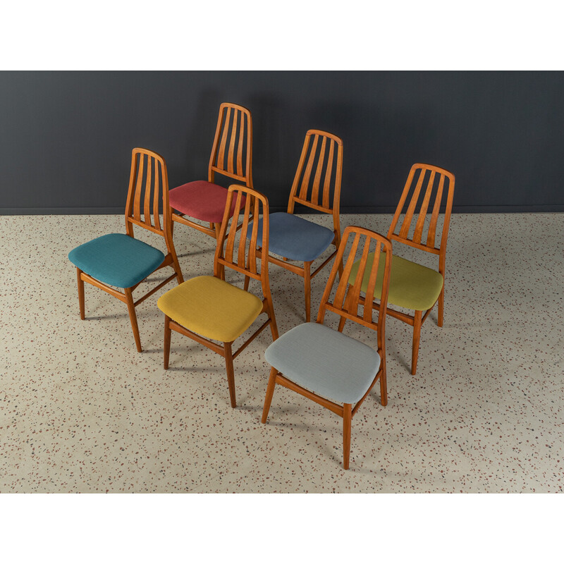 Conjunto de 6 cadeiras de jantar vintage de Vamdrup Stolefabrik, Dinamarca Anos 60