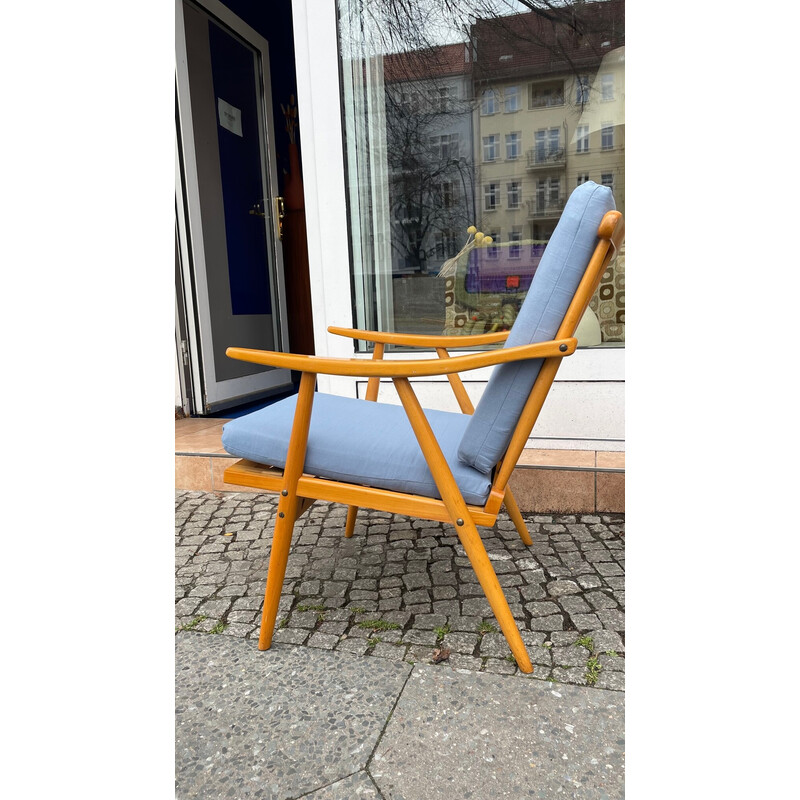 Paar Scandinavische vintage Deense teakhouten fauteuils, 1970