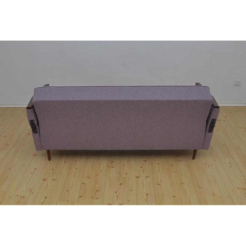 Mid-century wool folding sofa, 1960s