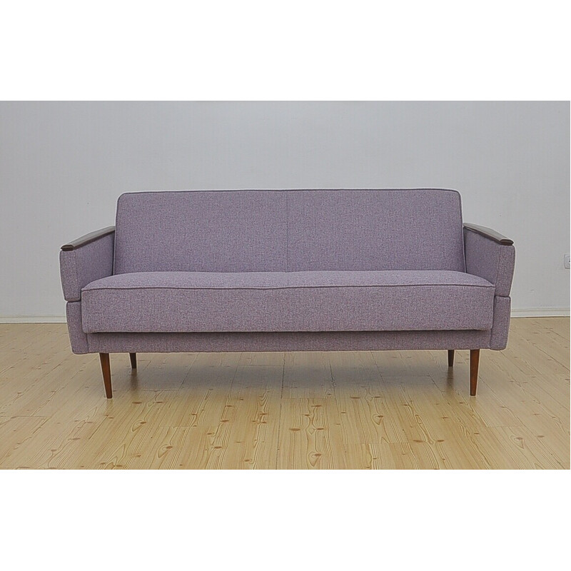 Mid-century wool folding sofa, 1960s