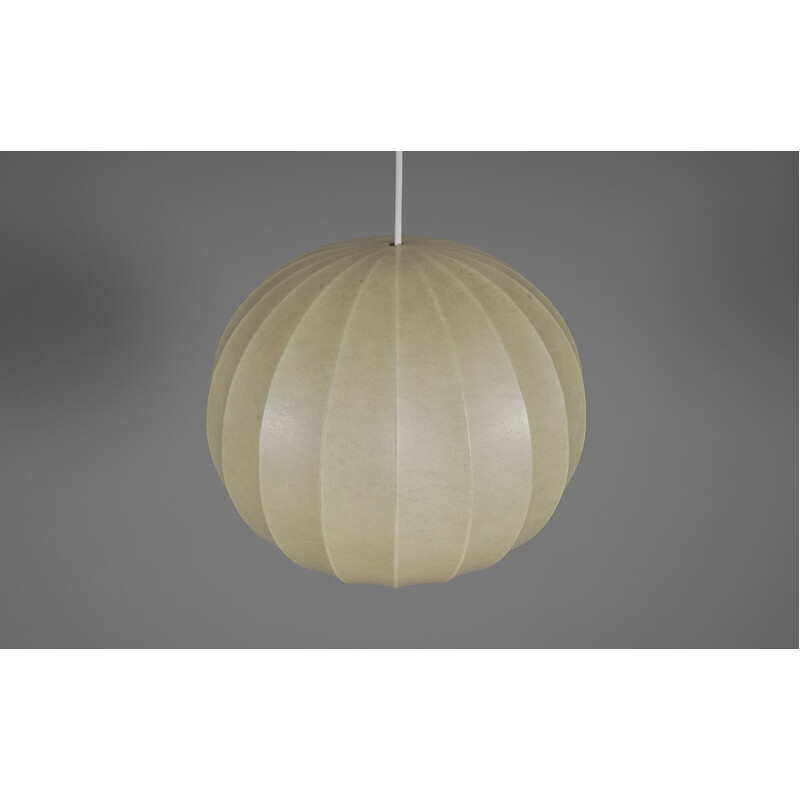 Vintage Cocoon pendant lamp, Italy 1950s