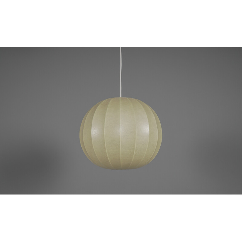 Vintage Cocoon pendant lamp, Italy 1950s
