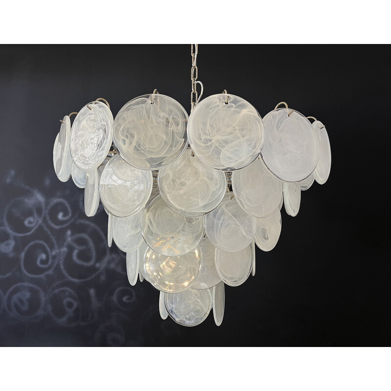 Vintage Murano glass chandelier by Vistosi