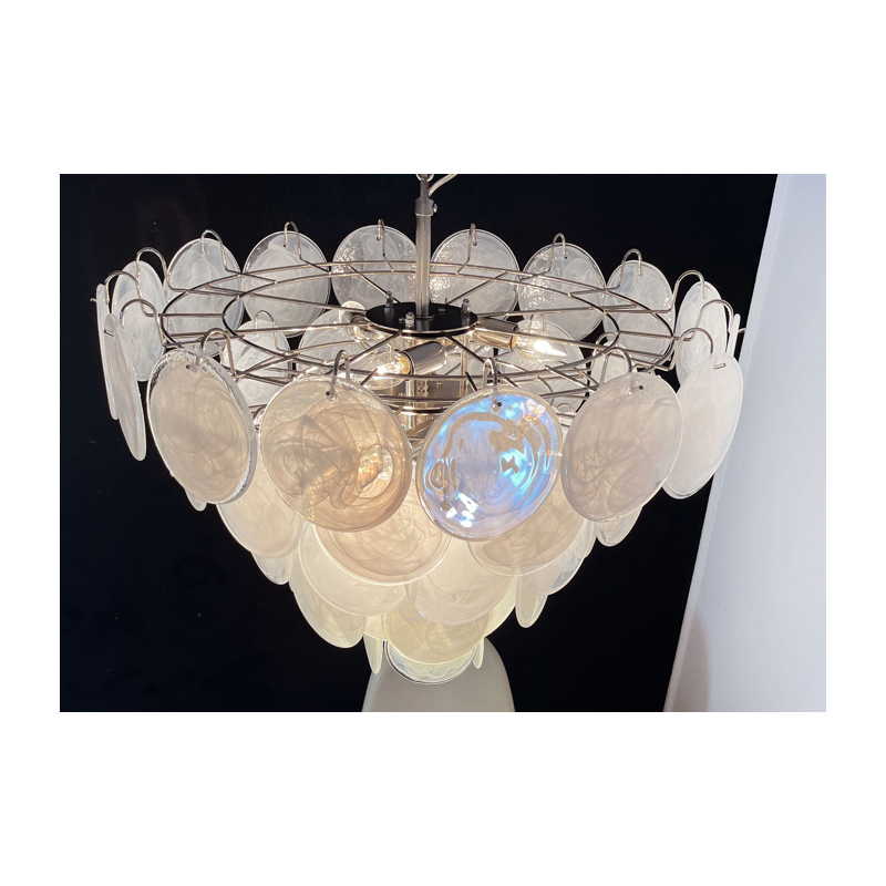 Lustre vintage en verre de Murano par Vistosi