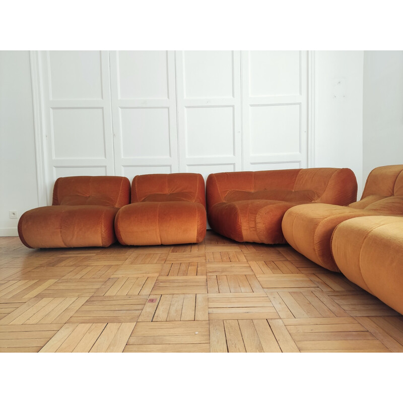 Vintage-Sofa mit 5 Modulen, Italien 1970