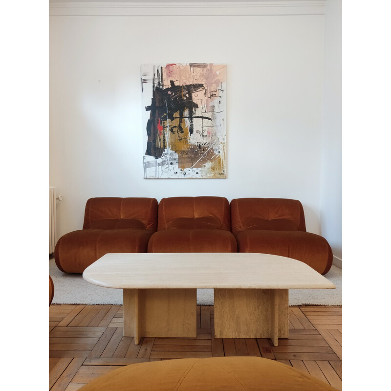 Vintage-Sofa mit 5 Modulen, Italien 1970