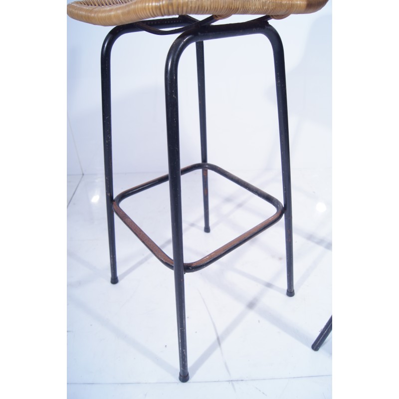 Pair of vintage Dirk Van Sliedregt stools