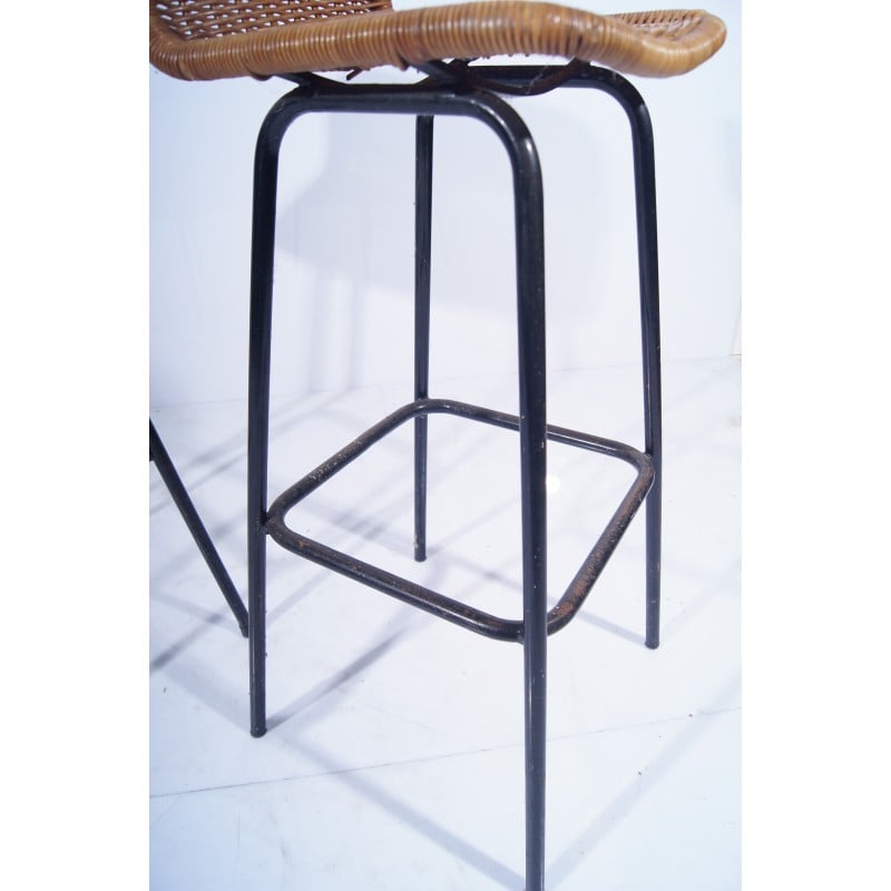 Pair of vintage Dirk Van Sliedregt stools