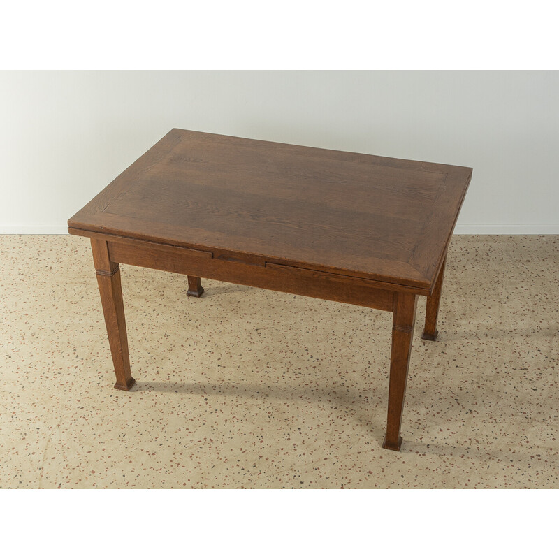 Mesa de madeira maciça Vintage, Alemanha 1920s