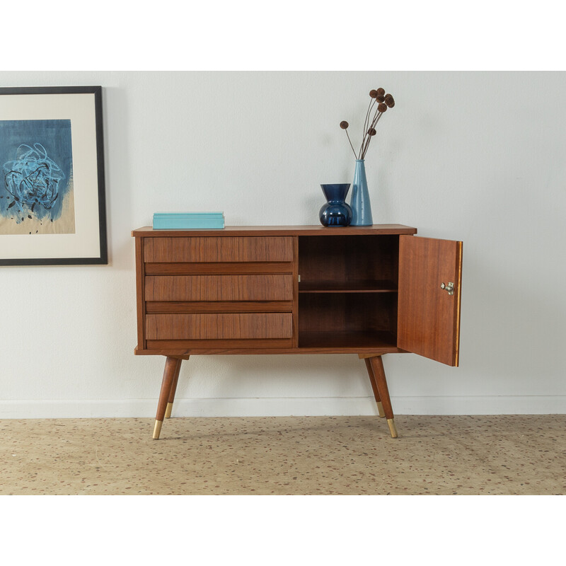 Vintage chest of drawers in teak veneer, Germany 1950s