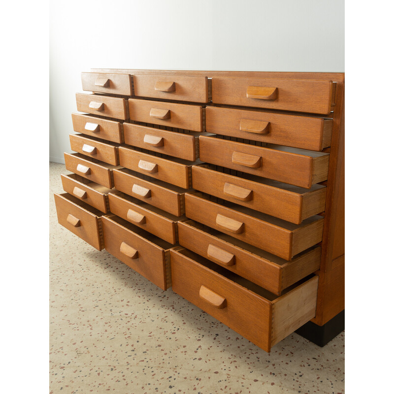 Vintage shop counter in oakwood veneer, Germany 1950s