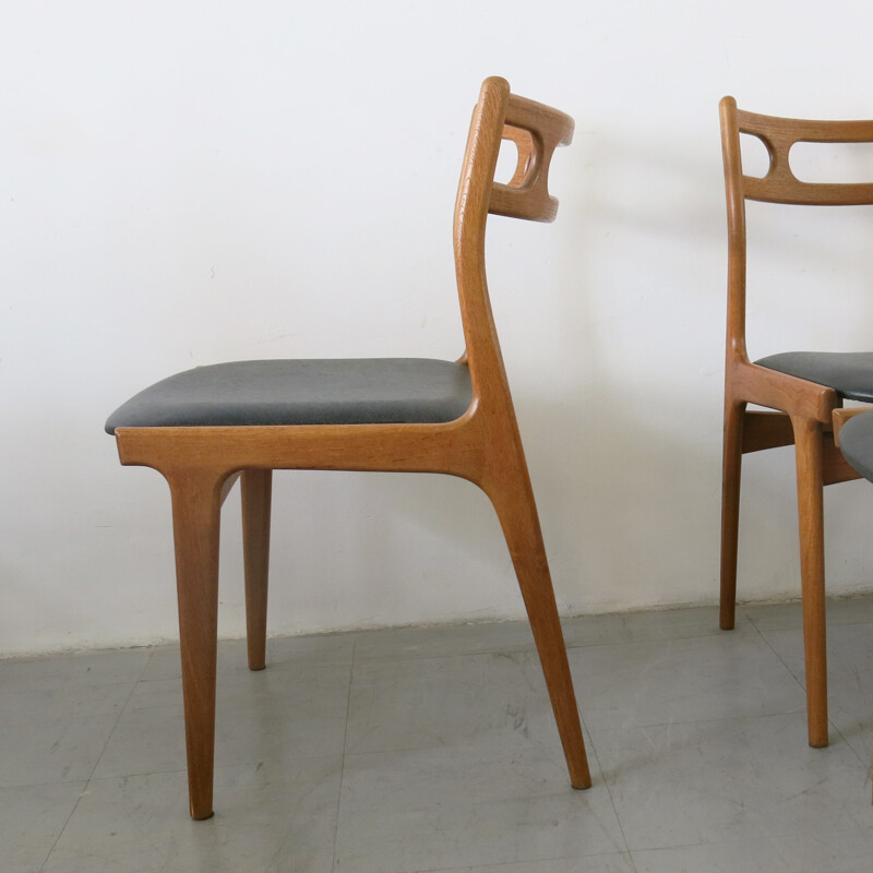 Set of 3 chairs by Johannes Andersen - 1960s