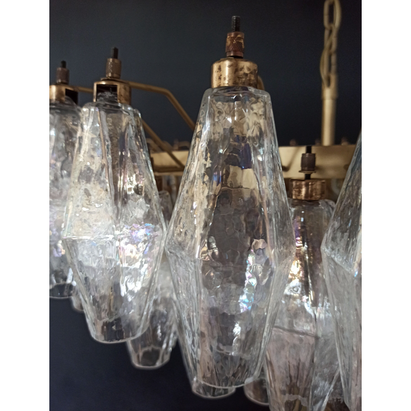 Vintage Italian chandelier in Murano glass