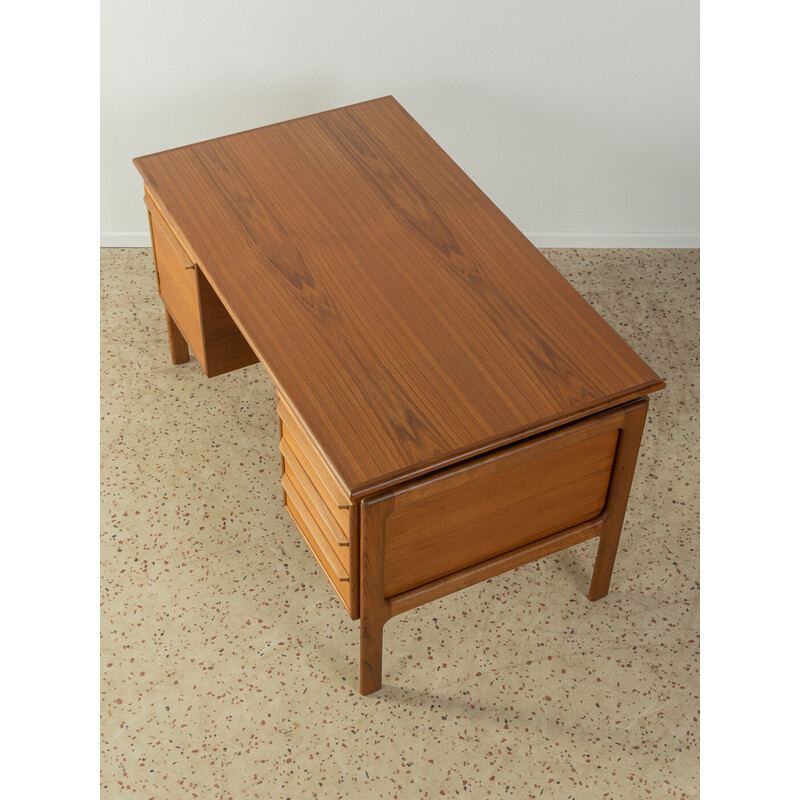 Vintage teak veneer desk by Arne Vodder for G.V. Møbler, Denmark 1960s