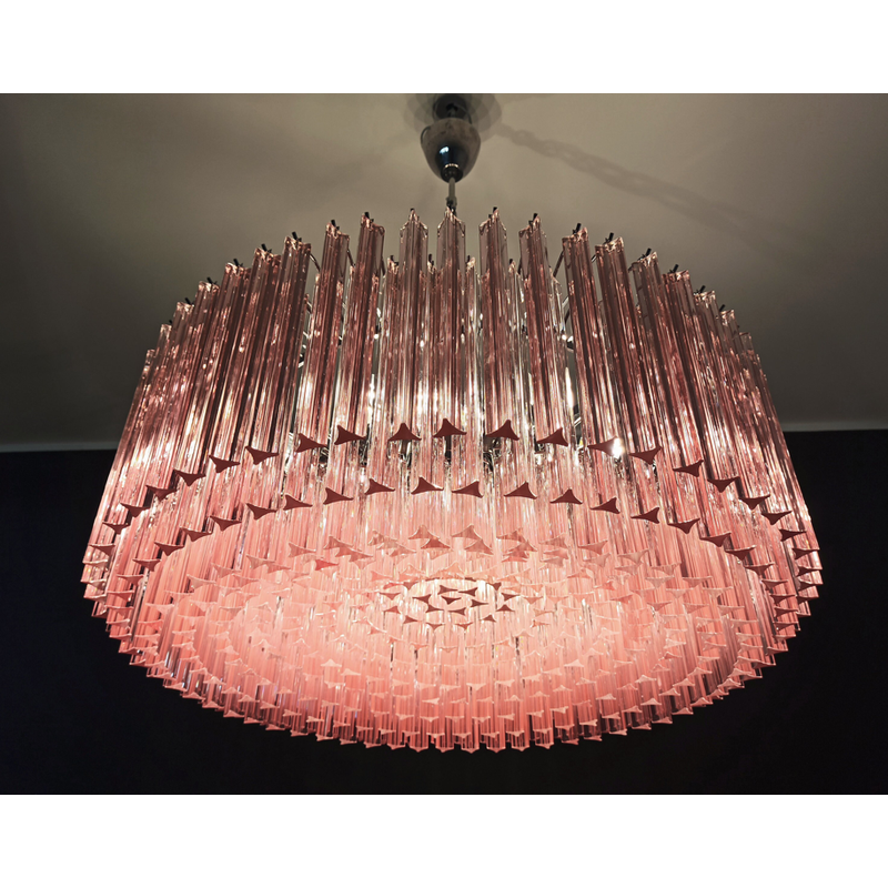 Vintage Murano glass chandelier by Triedri